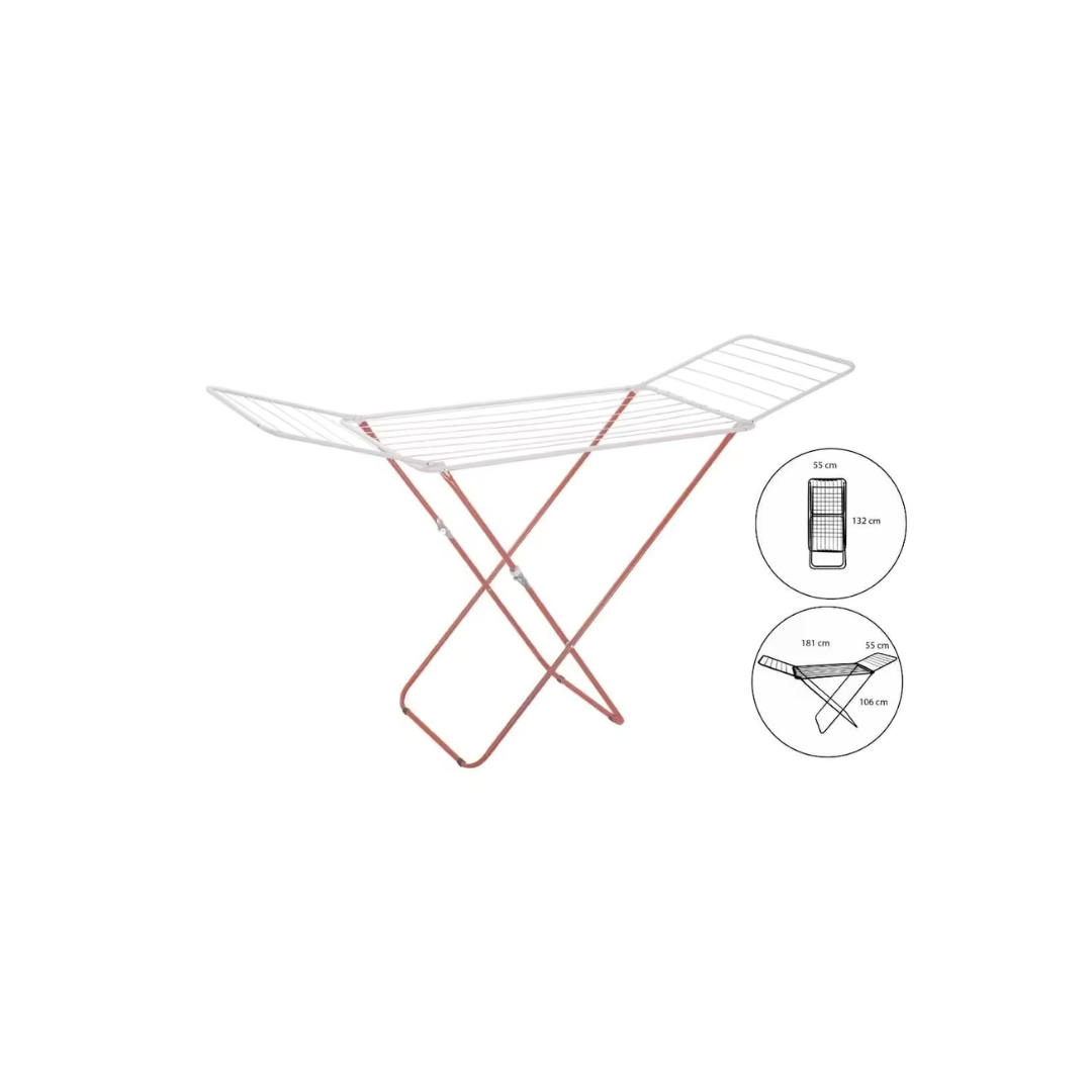 NAKLOE - Tendedero - 20 metros 180x55x110cm - Tendedero ropa - Tendedero plegable - Tendedero extensible - Tenderete ropa