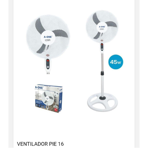 Ventiladores de pie - Ventilador - 45W