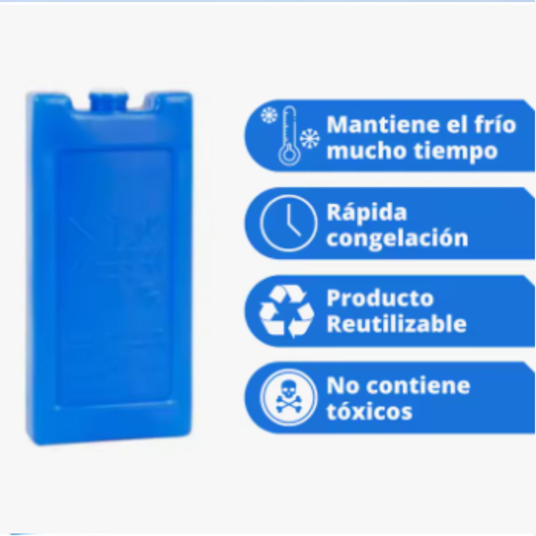 Pack de 4 - Acumuladores de frio - 200g - Placas de hielo