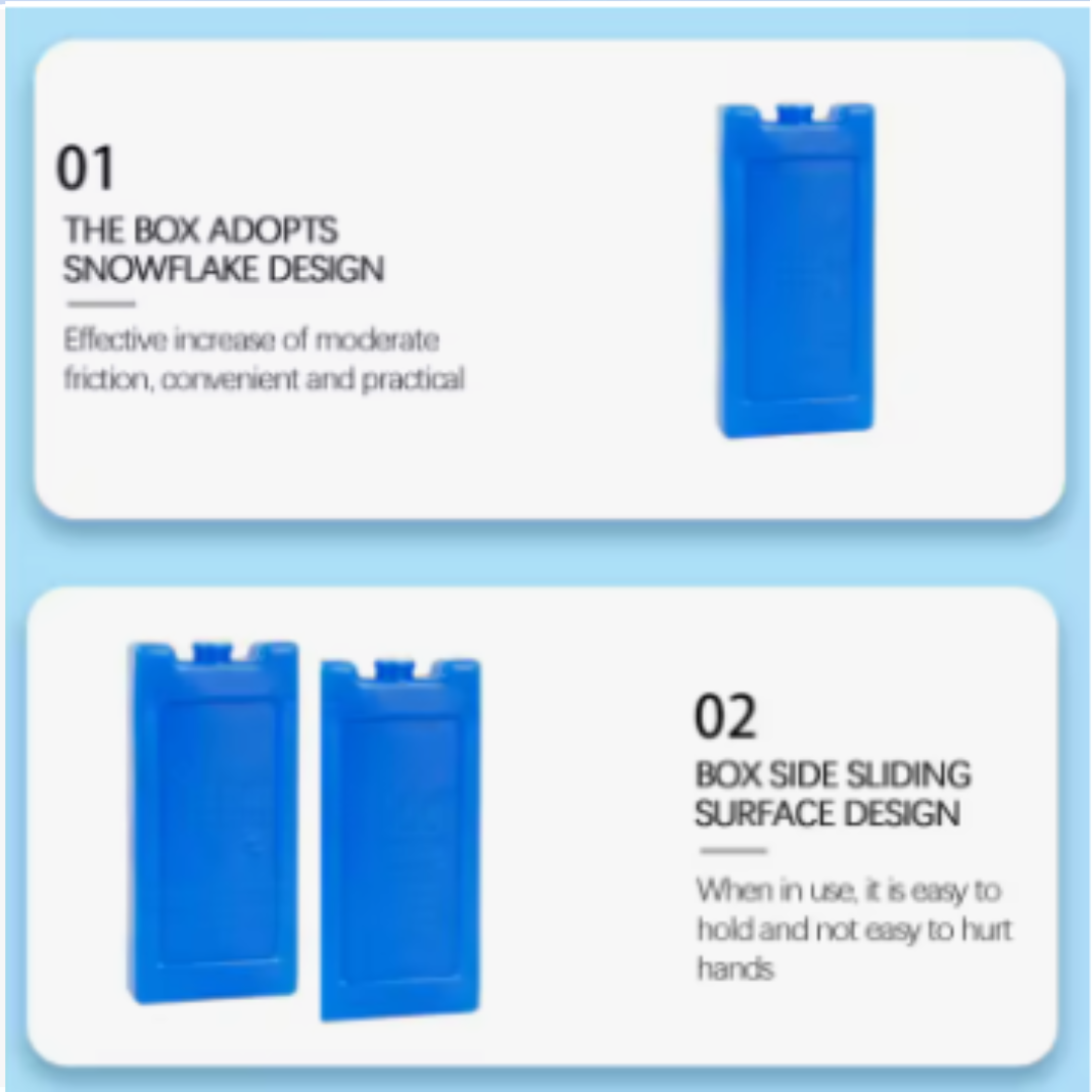 Pack de 4 - Acumuladores de frio - 200g - Placas de hielo
