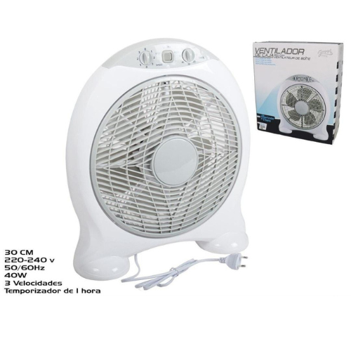Ventiladores de sobremesa - Ventilador de caja - Ventilador - 30cm - 220-240V - 50/60Hz -40W
