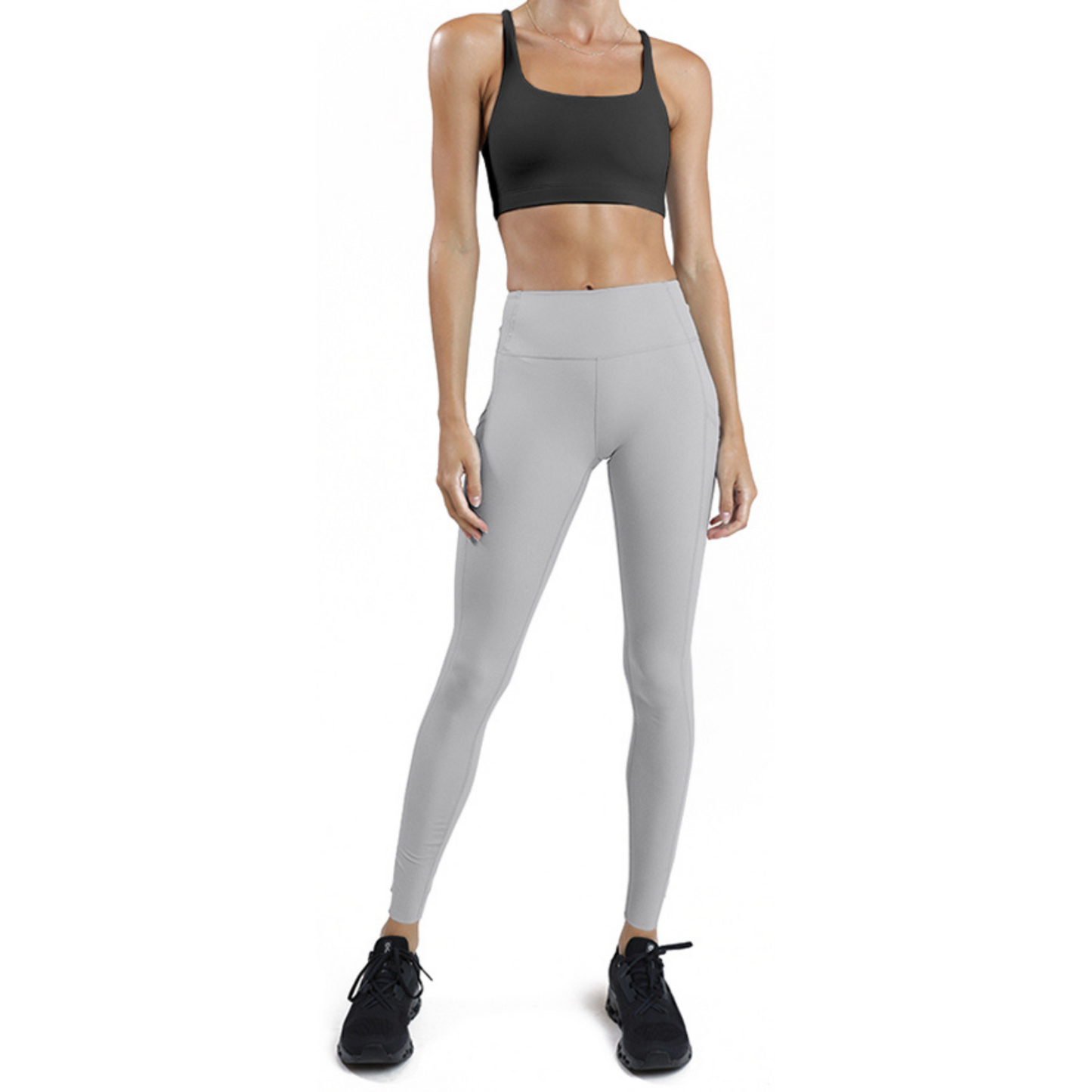 Mallas deporte mujer (Gris)