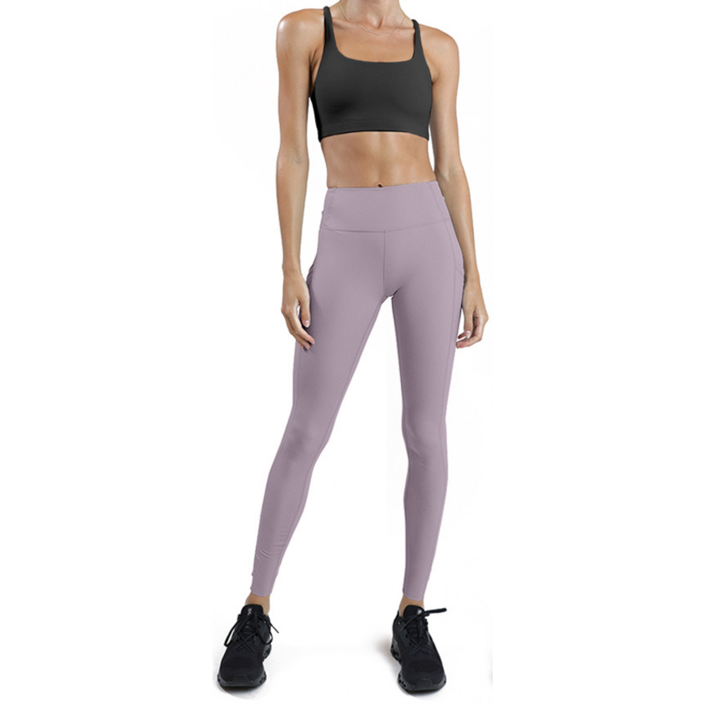 Mallas deporte mujer (Morado)