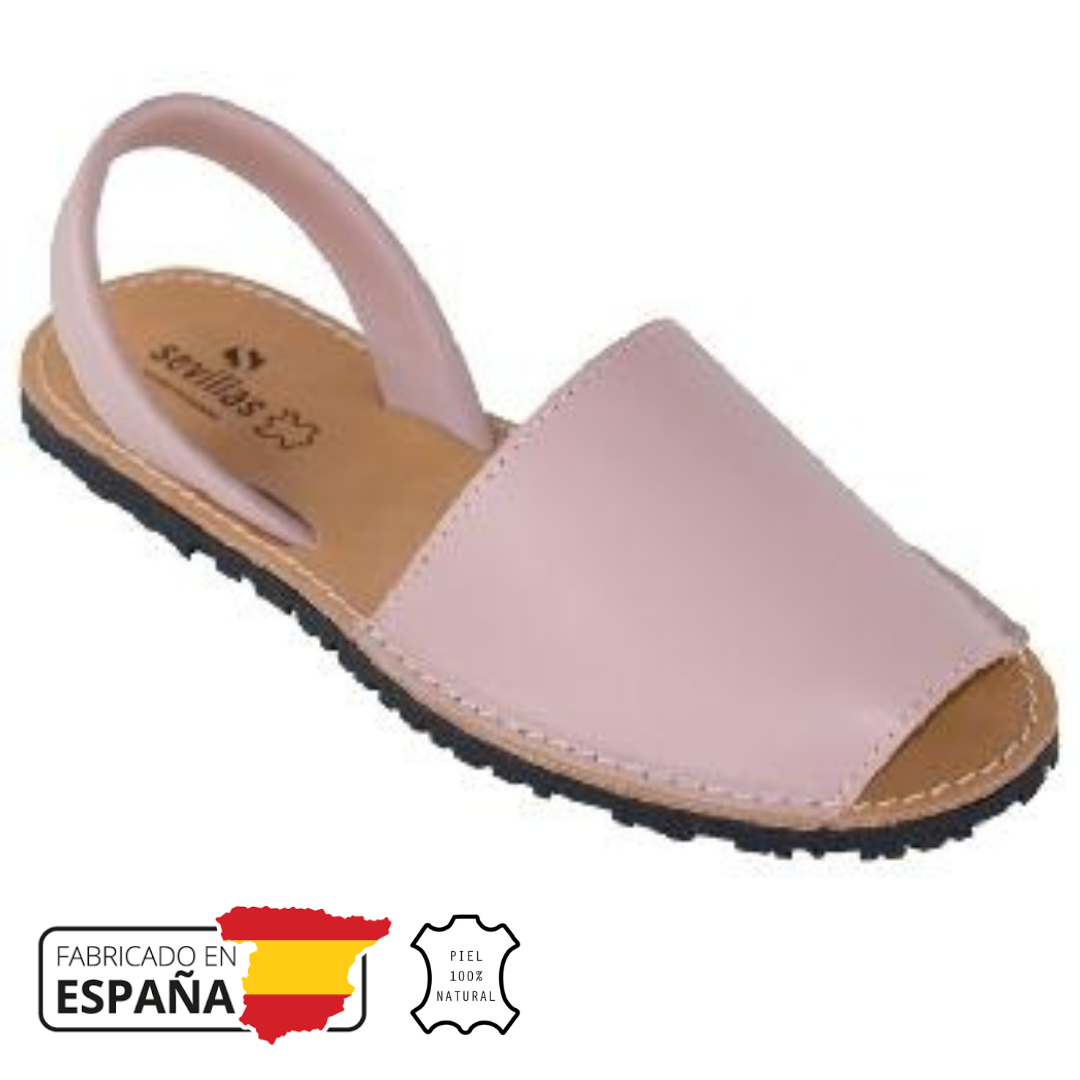 Menorquina mujer lisa rosa