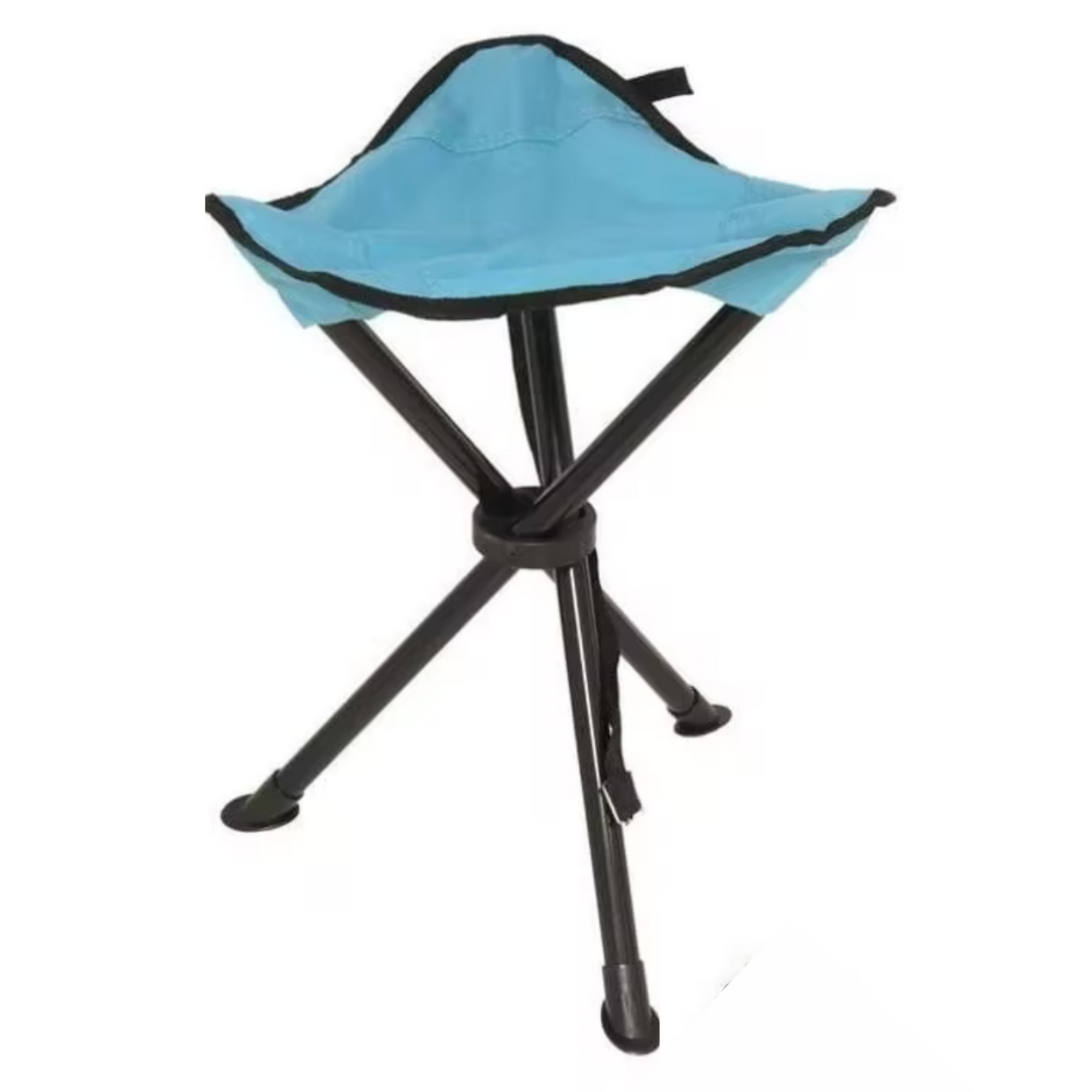 NAKLOE - Taburete camping plegable - 40x34 cm - Taburete plegable - Taburete tripode - Taburete plegable de tela - Taburete plegable para pesa, picnic, caza, camping - Sillas portátiles