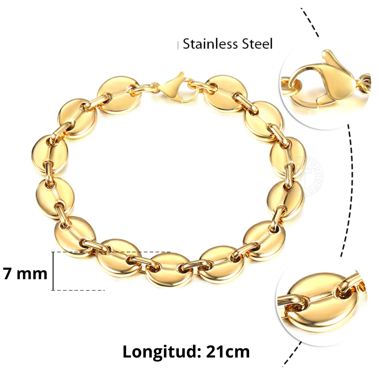 Pulsera grano cafe