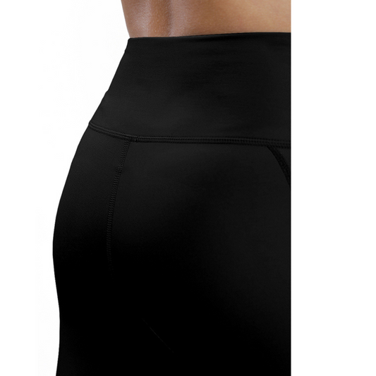 Mallas deporte mujer cortas (Negro)