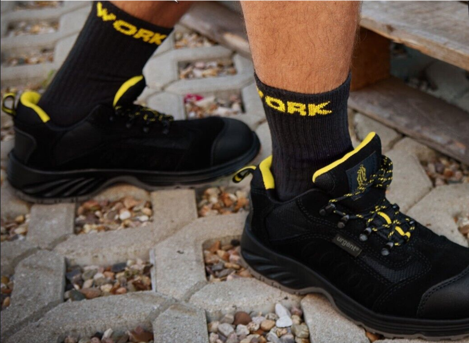 NAKLOE - 10 pares - Calcetines de trabajo hombre - Calcetines termicos hombre - Reforzados Algodon con rizo interior