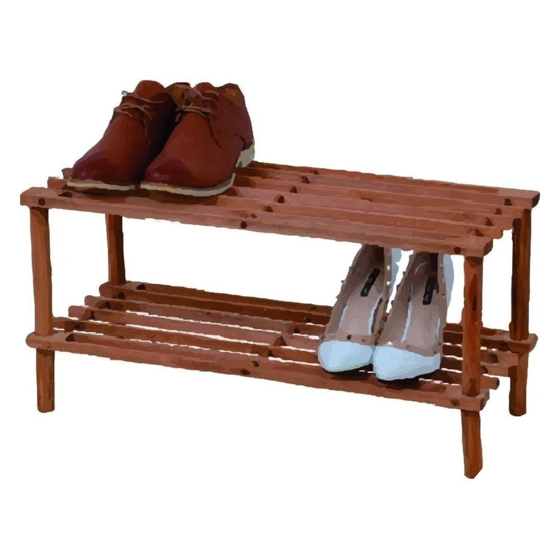 NAKLOE - Zapatero - (2, 3 o 4 escalones) - Zapatero organizador de zapatos - Zapateros - Zapatero mueble - Zapatero madera - Zapatero de madera - Organizador zapatos -
