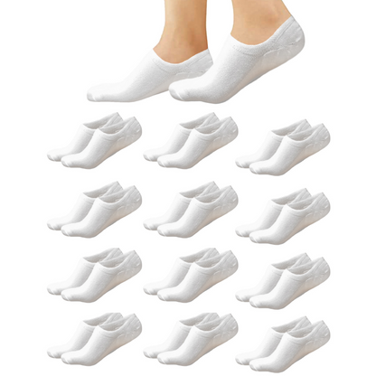 Calcetines invisibles hombre - Pinkies hombre - Calcetines cortos hombre - Calcetines blancos hombre - Calcetines tobilleros hombre (Talla 40/46)