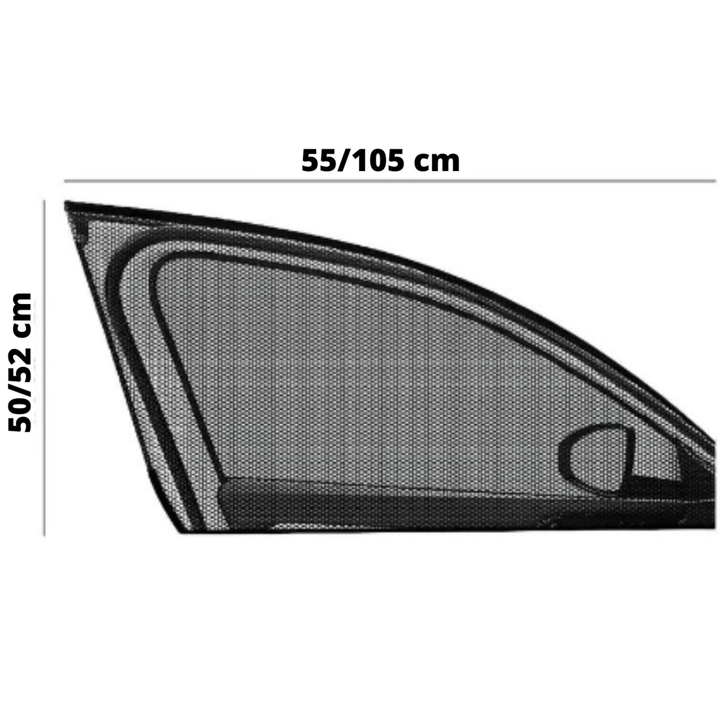Parasol coche - (2 unidades) - Parasoles coche - Parasol - Parasol bebe - Parasol lateral coche - Ajustable