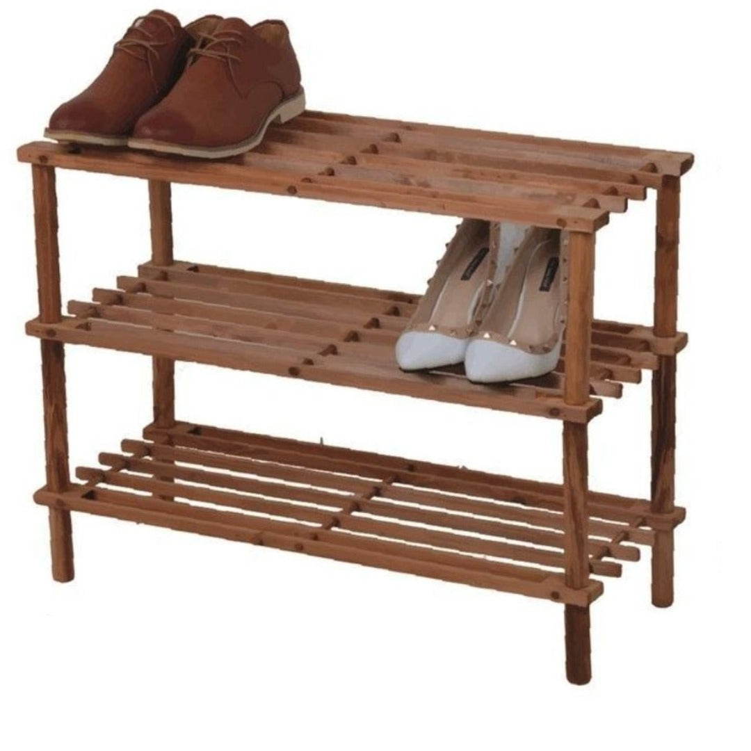 NAKLOE - Zapatero - (2, 3 o 4 escalones) - Zapatero organizador de zapatos - Zapateros - Zapatero mueble - Zapatero madera - Zapatero de madera - Organizador zapatos -