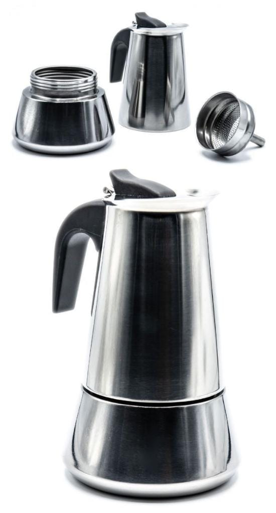 NAKLOE - Cafetera - Cafetera inducción - Cafeteras - Cafeteras inducción acero inoxidable