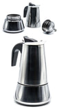 NAKLOE - Cafetera - Cafetera inducción - Cafeteras - Cafeteras inducción acero inoxidable