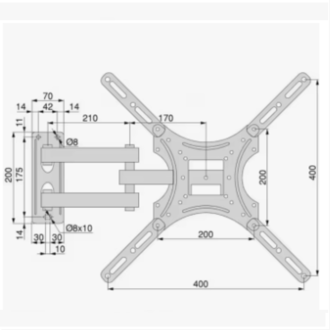Soporte TV de 14" a 55"