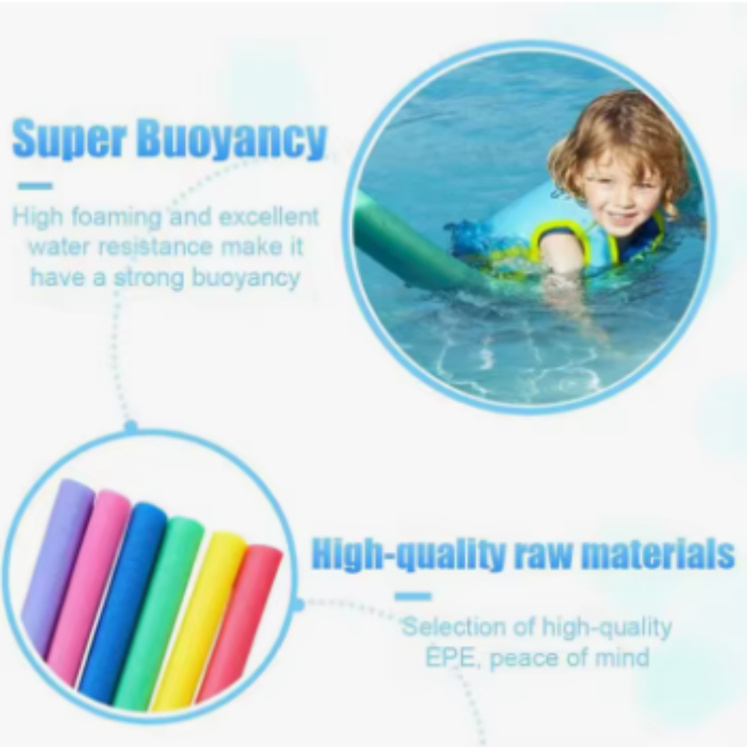 Pack de 2 - Churros de piscina - Churros natacion - Tubo flotador - Fideos flotantes