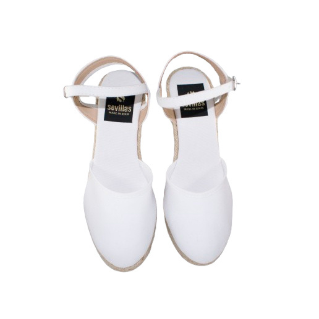 Sandalias mujer - Cuñas mujer - Cuñas esparto - Tacon 7cm