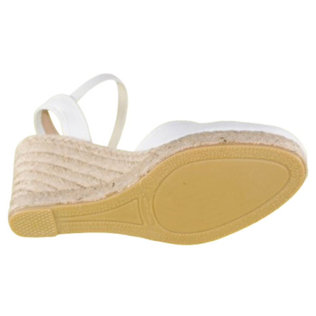 Sandalias mujer - Cuñas mujer - Cuñas esparto - Tacon 7cm