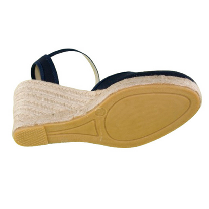 Sandalias mujer - Cuñas mujer - Cuñas esparto - Tacon 7cm