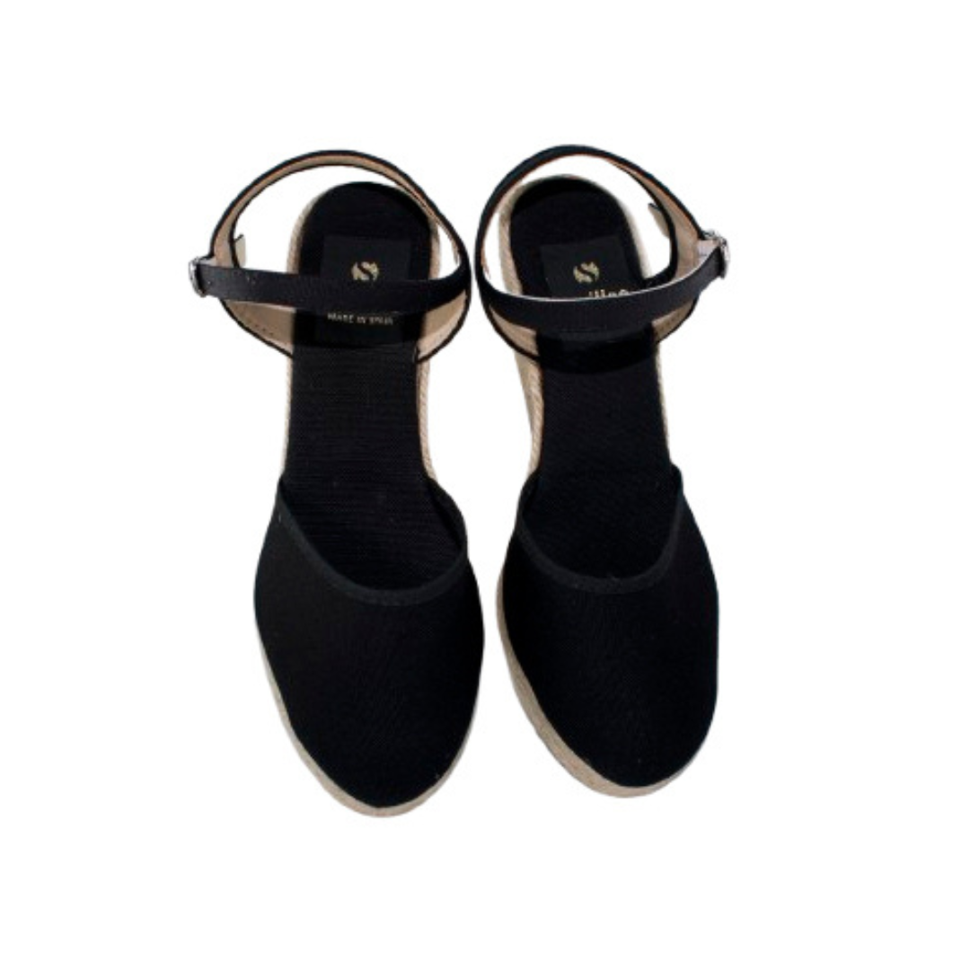 Sandalias mujer - Cuñas mujer - Cuñas esparto - Tacon 7cm