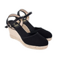 Sandalias mujer - Cuñas mujer - Cuñas esparto - Tacon 7cm