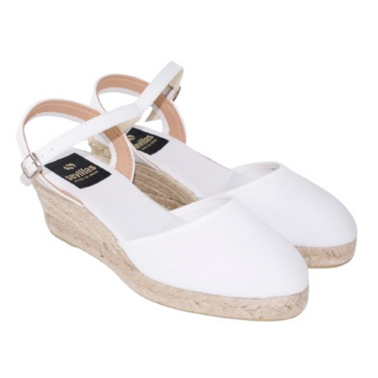 Sandalias mujer - Cuñas mujer - Cuñas esparto - Tacon 4cm