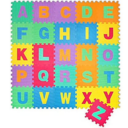 Nakloe - Alfombra puzzle - Suelo puzzle - Puzzle suelo goma eva (9 o 26 piezas)