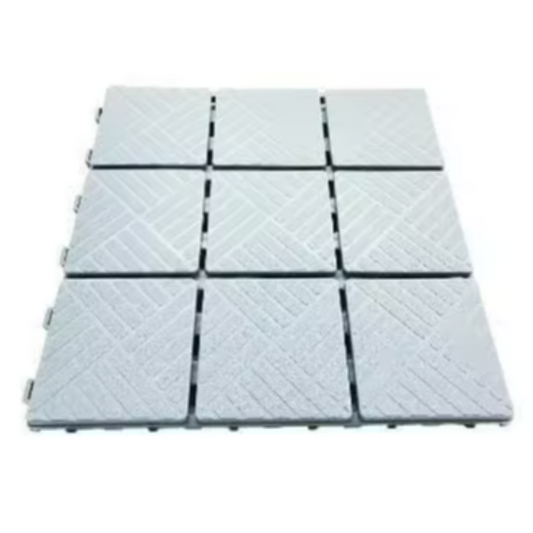 NAKLOE - 4 Unidades - Loseta jardin - 30x30cm - Losetas exterior - Baldosas exterior - Baldosas para jardin - Suelo jardin - Suelo desmontable jardin - Pisos de baldosas