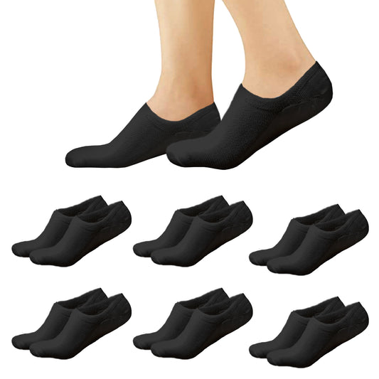 Calcetines invisibles mujer - Pinkies mujer - Calcetines cortos mujer - Calcetines negros mujer - Calcetines tobilleros mujer (Talla 35/40)