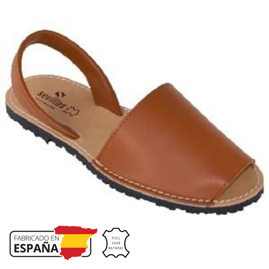Menorquina hombre marron claro