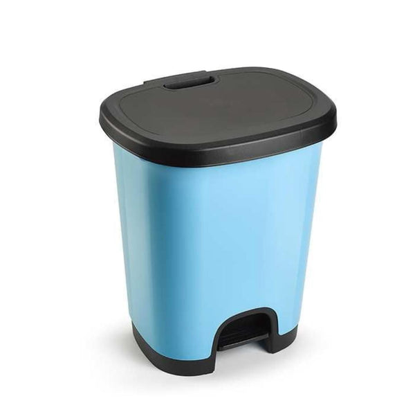 NAKLOE - Papelera - Papelera plástico 27 L - Papeleras de plástico diferentes colores - Cubo de basura de diferentes colores - Cubos de basura