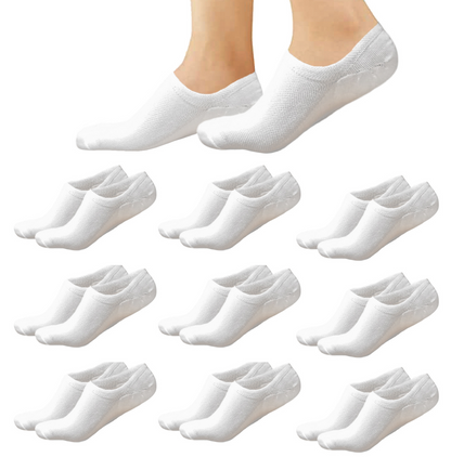 Calcetines invisibles hombre - Pinkies hombre - Calcetines cortos hombre - Calcetines blancos hombre - Calcetines tobilleros hombre (Talla 40/46)