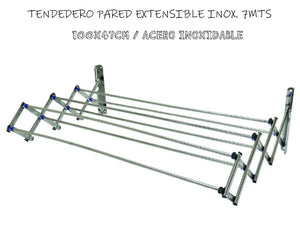 NAKLOE - Tendedero - Tendedero pared - Tendedero pared extensible - Tendedero pared plegable - Tendederos pared - Tendederos extensibles - Tendederos pared extensibles