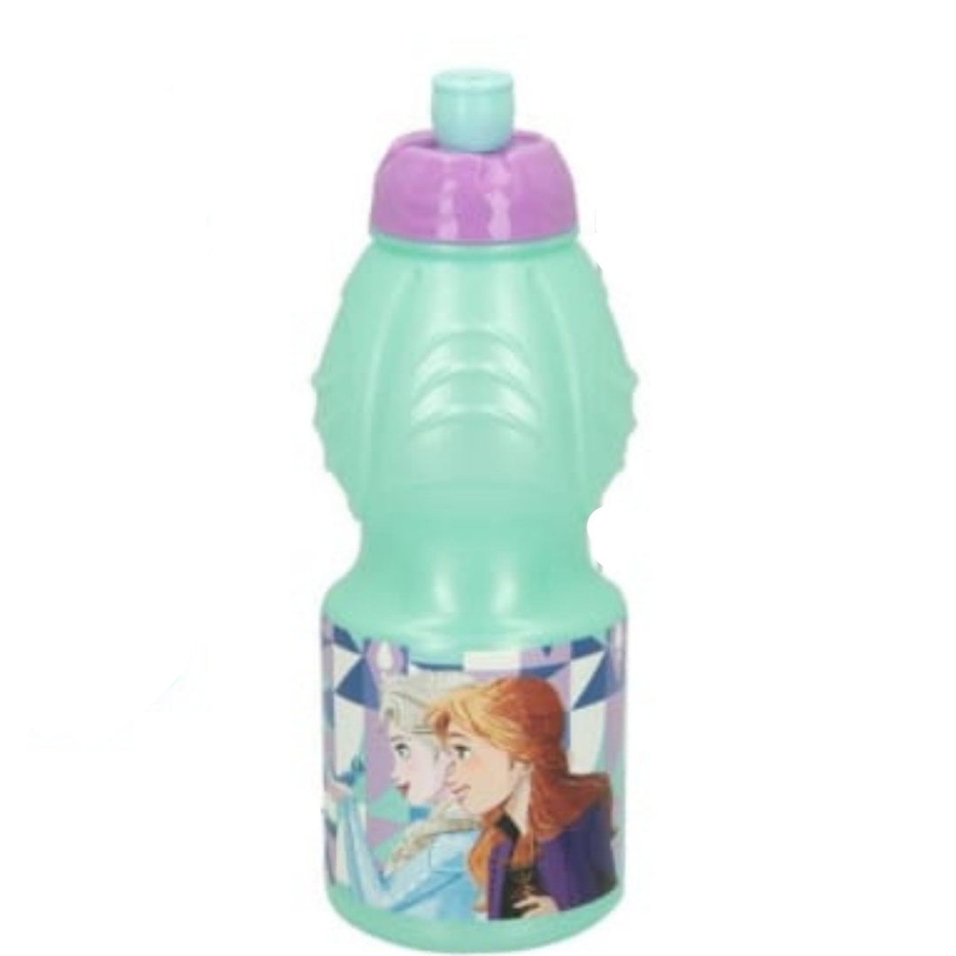 NAKLOE - Botella infantil - 400ml - Botella agua infantil - Botella Frozen- Botella infantil agua - Botella agua niños - Botella niños - Botella Frozen