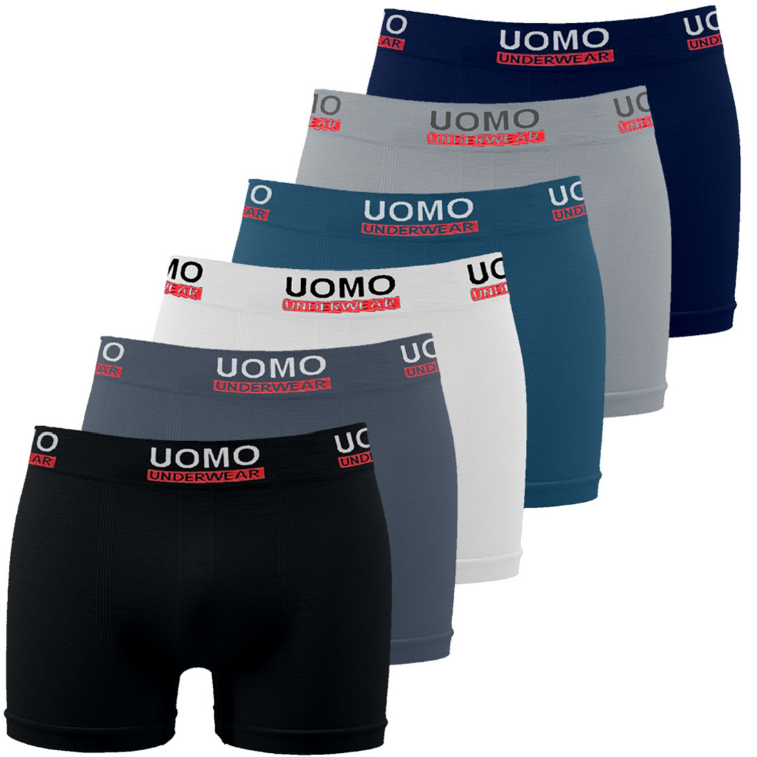 NAKLOE 6 Piezas Calzoncillos para Hombre Boxers hombre