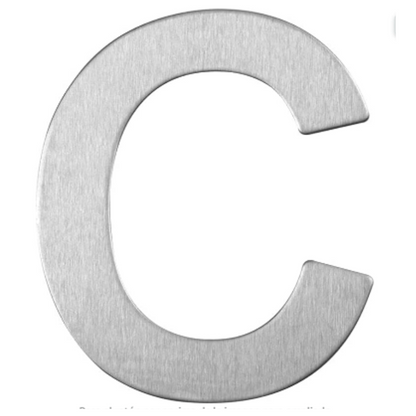 Numeros casa - Numero portal - Altura 8 cm - Numero y letras casa - Numero de casa - Numeros casa exterior - Numeros adhesivos - Letras adhesivas - Numeros casa exterior acero inoxidable - Numeros casa exterior adhesivos