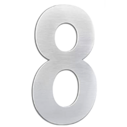 Numeros casa - Numero portal - Altura 8 cm - Numero y letras casa - Numero de casa - Numeros casa exterior - Numeros adhesivos - Letras adhesivas - Numeros casa exterior acero inoxidable - Numeros casa exterior adhesivos