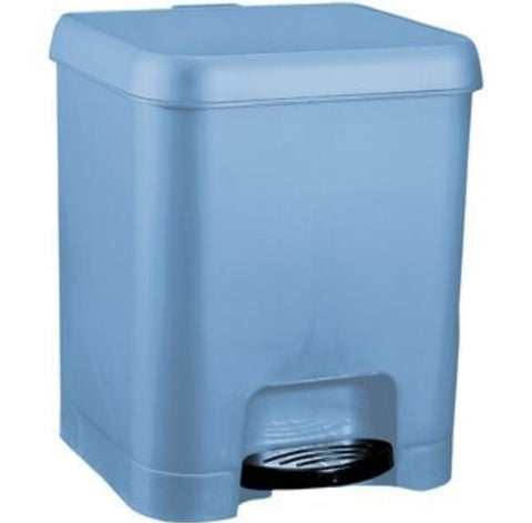 NAKLOE - Papelera - Papelera plástico 7 L - Papelera para baño - Papeleras de plástico diferentes colores para baño - Cubo de basura de diferentes colores - Cubos de basura para aseo