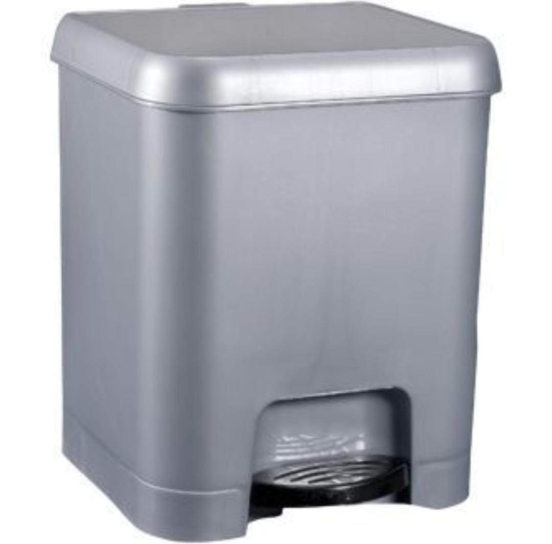 NAKLOE - Papelera - Papelera plástico 7 L - Papelera para baño - Papeleras de plástico diferentes colores para baño - Cubo de basura de diferentes colores - Cubos de basura para aseo