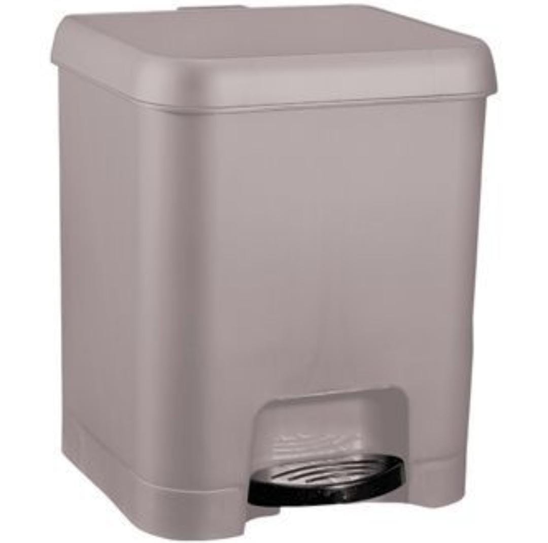 NAKLOE - Papelera - Papelera plástico 7 L - Papelera para baño - Papeleras de plástico diferentes colores para baño - Cubo de basura de diferentes colores - Cubos de basura para aseo