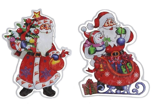 NAKLOE - Pegatinas para navidad - (20 cm) - Decoración navideña - Pegatinas navideñas - Decoración para navidad - Pegatinas para decorar - Pegatinas navideñas para decorar - Pegatinas navideñas hogar
