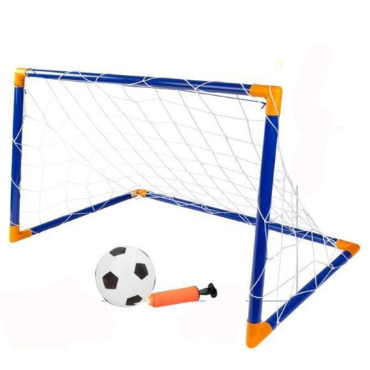 NAKLOE - Porteria futbol - 90x63x53cm - Porteria futbol niños - Portería niños y adultos - Porteria niños - Porteria infantil futbol - La portería futbol infantil incluye la porteria + balon + hinchador