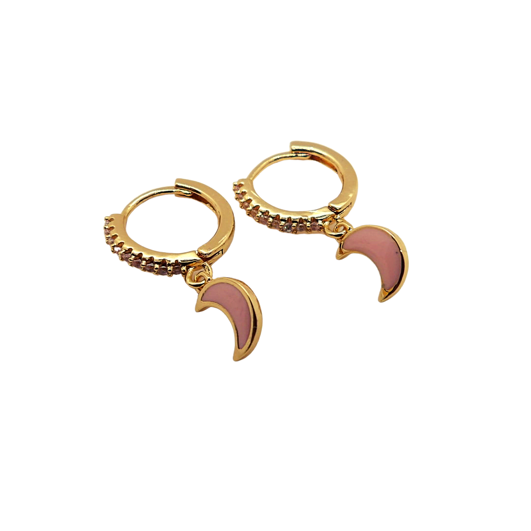 Pendientes Luna (diferentes colores)