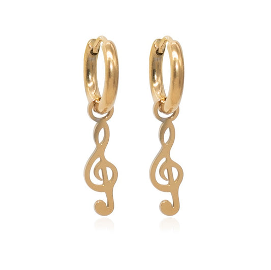 Pendientes Clave de Sol G