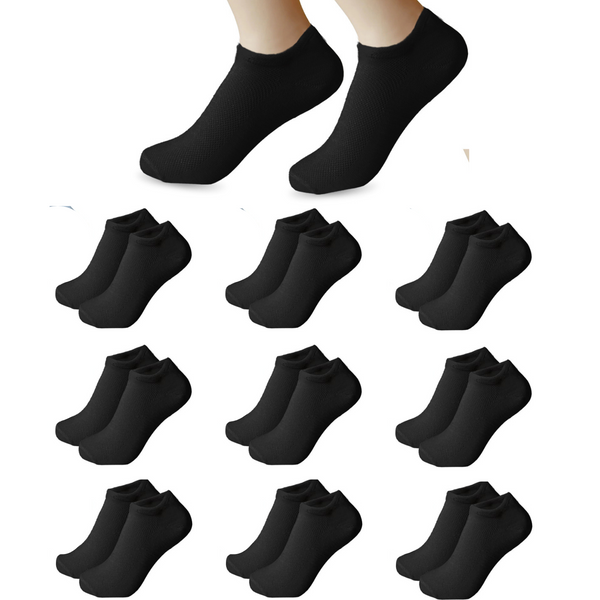 NAKLOE - Calcetines tobilleros hombre - Calcetines cortos hombre - Calcetines hombre (TALLA 40-46) - Hechos de algodón y transpirables.